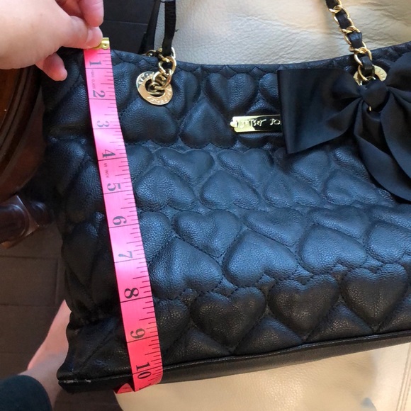Betsey Johnson shoulder purse large black - Picture 13 of 13